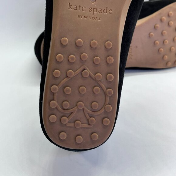 Kate Spade New York Women's Camellia Loafers Size 7.5 in Black Suede - Picture 13 of 14
